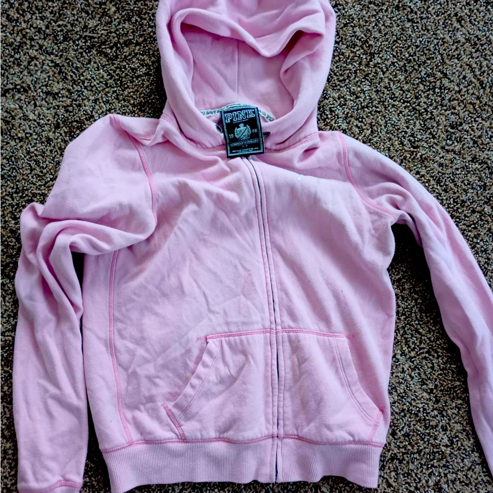 Small pink hoodie